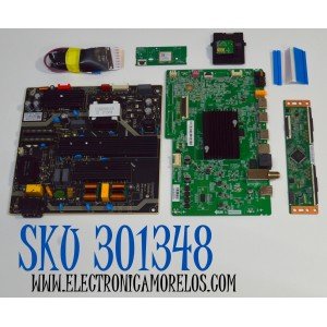 KIT DE TARJETAS ORIGINAL PARA TV PHILIPS / NUMERO DE PARTE MAIN 02-1RT51FBMA-T02T / 1RT51FB / FUENTE 81-PBE122-Z215001 / ZW9250 / T-CON E3CCBB7000140  / CV700U2-T01  / PANEL LVU700CHDX E0061 / DISPLAY CV700U2-T01 REV:04 / MODELO 70PUL7553/F7