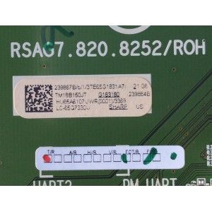 MAIN / SHARP 239887B / 239884B / TM18B150JT / HU65A6107UWR(0001)/3369 / RSAG7.820.8252/ROH / PANEL HD650S1U71-L1 / MODELO LC-65Q7330U	 - Imagen 2