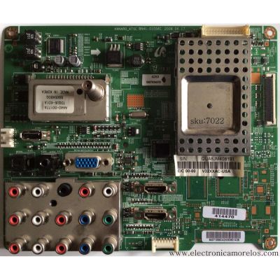MAIN / SAMSUNG BN94-02141A / BN41-01056C / TUNER - AA40-00177A / V32XXAC-USA / 42H3 / 5097634679 / MODELO LN32A330J1NXZA	