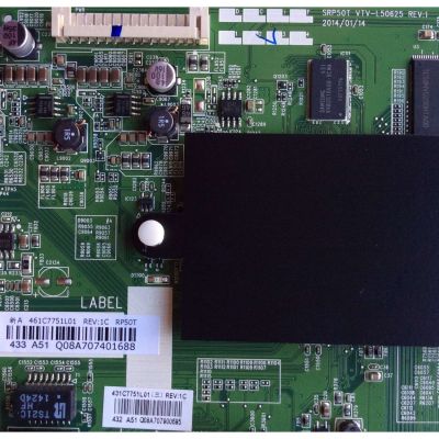 MAIN / TOSHIBA 75037076 / 461C7751L01 / 431C7751L01 / SRP50T / VTV-L50625 REV:1 / PANEL V500HJ1-ME1 REV.C2 / MODELO 50L3400U - Imagen 2