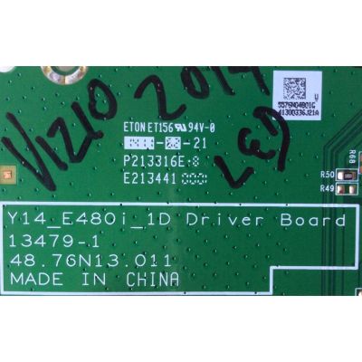LED DRIVER / VIZIO 55.76NQ.048 / 48.76N13.011 / 5576NQ04801G / 5576NQ0480IG / 13479-1 / Y14_E480i_1D / MODELO E480i-B2 LWJQPOFQ	 - Imagen 2