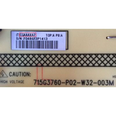 FUENTE DE PODER / INSIGNIA PWTVCQAAAXA7 / CQAAAXA7 / 715G3760-P02-W32-003M / PANEL T420HW06 V.4 / MODELO NS-42L260A13A - Imagen 2