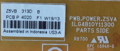FUENTE DE PODER / SANYO 1LG4B10Y11300 Z5VB / 1LG4B10Y11300 / Z5VB / MODELO DP42841 P42841-08	 - Imagen 2