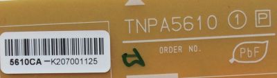 FUENTE DE PODER PARA TV PANASONIC / NUMERO DE PARTE TNPA5610CA / TXN/P1SJUU / TNPA5610 / PARTE SUSTITUTA TXN/P1SJUUP / PANEL LC550EUD (SE)(M1) / LC550EUD-SEM1 / MODELOS TC-L55E50 / TC-L55ET5 / TC-L55E501 / TC-L55ET51 / TC-55LE54 / TC-55LE541 - Imagen 2