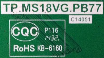 FUENTE / MAIN / TCL L14080033 / GLE951580A / 02-SHY82V-CHLA03 / V8-MS82PLA-LF1V293 / MS82PVT / T8-32LATZ-MA1 / TP.MS18VG.PB77	/ MODELO 32'' - Imagen 3