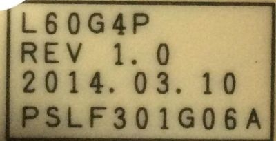 FUENTE DE PODER / SAMSUNG BN44-00762A / BN4400762A / PSLF301G06A / L60G4P_ESM / MODELO UN60HU8500FXZA / UN60HU8500FXZA HS01	 - Imagen 2