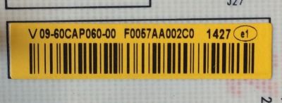 FUENTE DE PODER / VIZIO 09-60CAP060-00 / 1P-1145800-1011 / P602--CAP06 / PARTE SUSTITUTA 09-60CAP090-00 / MODELOS P602UI-B3 / P602UI-B3 LFTRRDAR / P602UI-B3 LFTRRDAQ - Imagen 2