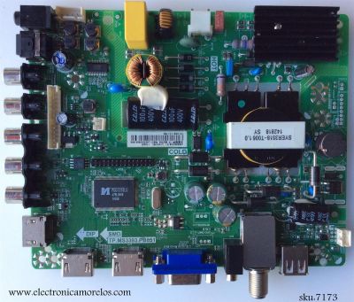 FUENTE / MAIN / HISENSE /  32D37 32G1505 /  173397 / (J142728) / TP.MS3393.PB851 / B14090001 / MODELO 32H3E / LHD32D37US /  PANEL JHD315DH-E11(003)\S0\GM\ROH 