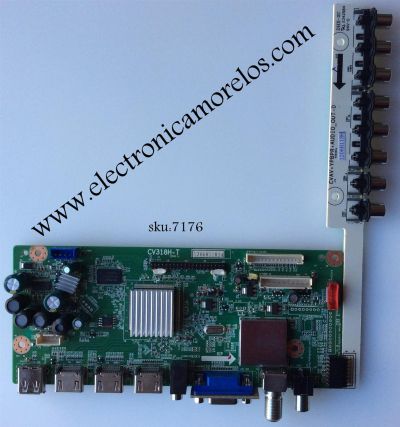 MAIN / SHARP 1206H1185A / CV318H-T / 1206H1186 / MODELO LC-40LE431U / PANEL T400D3-HA24-L04 