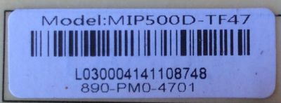 FUENTE DE PODER / SEIKI 890-PM0-4701 / MIP500D-TF / MIP500D-TF47 / KB-5150 / CVB39004 / MODELO SE47FY19	 - Imagen 2