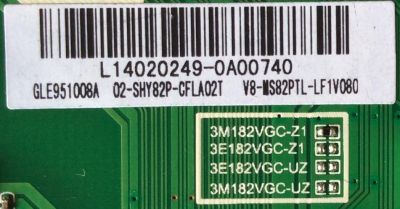 MAIN FUENTE (COMBO) PARA TV TCL / NUMERO DE PARTE GLE951008A / TP.MS18VG.P77 / MS82PT / 02-SHY82P-CFLA02T / V8-MS82PTL-LF1V080 / L14020249 / 3M182VGC-Z1 / MODELO 32'' - Imagen 2