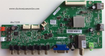 MAIN PARA TV TCL / NUMERO DE PARTE GLE951456D / 40-0MS39N-MAB2HG / V8-OMS39HM-LF1V004 / V8-OMS39HM-LF1V004(B4) / MODELO L40B2800