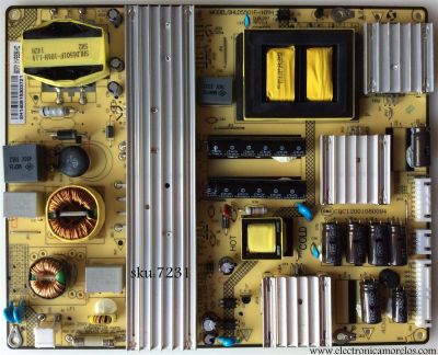 FUENTE  SANYO NUMERO DE PARTE 81-PBE055-H22 / COMPATIBLE 81-PBE055-H21 / SHLD5501F-101H / CQC12001080094 / 5503F 81-PBE055-H21 / E230265 / DLBL297 / MODELO DP55D44 /  CHASSIS  COMPATIBLES P55D44-00 / P55D44-08 / P55D44-09