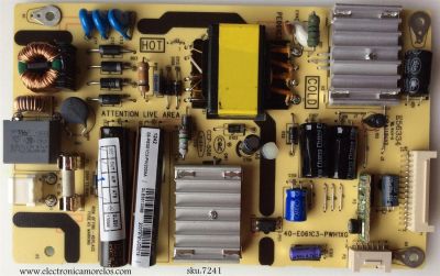 FUENTE DE PODER PARA TV TCL / NUMERO DE PARTE 08-PE061C3-PW200AA / 40-E061C3-PWH1XG / GLE951309B / CCP-505 / MODELOS L32E5300A / L32F3320B / L32E5300D