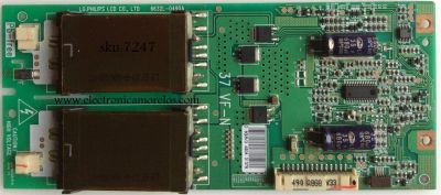 BACKLIGHT INVERSOR / INSIGNIA 6632L-0490A / PPW-EE37VF-0(N) REV1.0 / MODELO NS-LCD37HD-09 / PANEL LC370WUN (SA)(B1)	