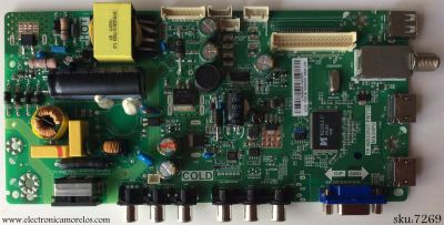 MAIN FUENTE PARA TV TCL T8-32LATL-MA2 / TP.MS3393T.PB710 / MS39PV / 02-SHY39V-CHLA02 / GLE1161491 / V8-WS39PVL-LF1V030