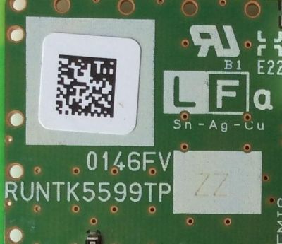 T-CON / SAMSUNG RUNTK5599TPZZ / RUNTK5599TP / 0146FV / MODELO UN60HU8550F	 - Imagen 2