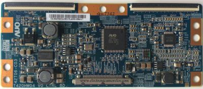 T-CON / SANYO 55.42T06.C14 / 5542T06C14 / 42T06-C03 / T420HW04 V0 CTRL / MODELO DP42849 P42849-01  	