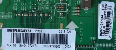 MAIN PARA TV SAMSUNG NUMERO DE PARTE BN94-07217J / BN41-01958B / BN97-07704A / PANEL CY-HF550CSLV5H / MODELOS UN55F6350 / UN55F6350AFXZA WH04 - Imagen 2