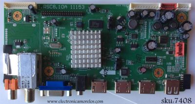 MAIN / SCEPTRE 1B1L3358 / T.RSC8.10A 11153 / T.RSC8.10A / 11153 / MODELO X322BV-HD	