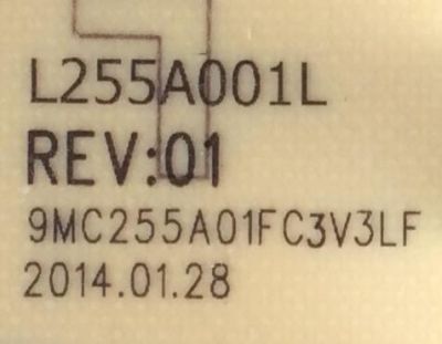 FUENTE DE PODER / SHARP 9LE050006130550 / 0500-0613-0550 / 9MC255A01FC3V3LF / 050006130550 / L255A001L / MODELOS LC-65LE643U / LC-65LE645U / EM65FTR - Imagen 2