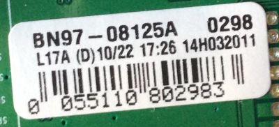 MAIN PARA TV SAMSUNG / NUMERO DE PARTE BN94-07581P / BN97-08125A / BN41-02206B / BN9407581P / PANEL CY-GH055HGLV7H / MODELO UN55HU6950 / UN55HU6950FXZA TS01 - Imagen 2