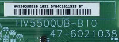 T-CON  SAMSUNG / HV550QUBB10 / 1052 / HV550QUBB10 / HV550QUB-B10 / 47-6021038 / MODELO UN55HU6840FXZA KS02	 / PANEL CY-GH055HGEV4H - Imagen 2