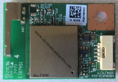 MODULO DE WI-FI / VIZIO DNUR-W1 / 054.03059.0011 / 48DNUR30.0GA / 91DNUR13.GK4 / NKR-DNURW1 / 4441A-DNURW1 / MODELO E55-C2 LWZ2SHAR	