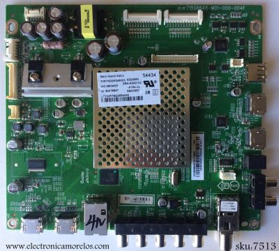 MAIN / VIZIO 756XECB02K044 / XECB02K044010X / 715G6648-M01-000-004N / PANEL TPT500J1-HVN04 REV:S17TB / MODELO D500i-BL LTYWRTBQ	