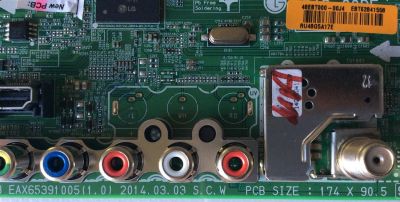 MAIN / LG EBT62841558 / EBR77616661 / EAX65391005(1.0) / PANEL T550HVF04.2 / SUSTITUTAS EBT62841561 / EBT62841587 / EBT62841578 / EBT62841576 / EBT62841583 / MODELO 55LB5900-UV BUSDLJR  /  55LB5900-UV.BUSDLJR - Imagen 2