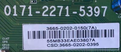 MAIN / JVC 3665-0202-0150 / 0171-2271-5397 / MODELO EM65FTR TA10EKO	 - Imagen 2