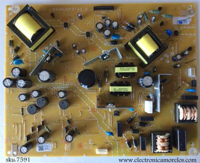 FUENTE DE PODER / EMERSON A3AUGMPW / BA3AU0F0102 2 / A3AUKMPW / A3AUFMPW / A3AUMMPW / A3AU0MPW / A3AUM-MPW / BA3AU0F0102 1 / A21UHMPW / SUSTITUTAS A3AUCMPW-001 / A37U0MPW-001 / PANEL´S U3AU1XH / U3AU0XH / MODELOS LF501EM4F DS1 / 50ME313V/F7 DS2