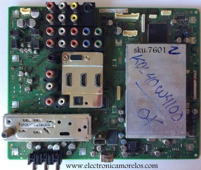 MAIN / SONY A-1547-089-A / A1506072C / 1-876-561-13 / MODELO KDL-40W4100	