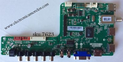 MAIN PARA TV. SANYO NUMERO DE PARTE B14070254 / COMPATIBLE B14070253 / 02-MB3393-CWS004 / T.MS3393T.78 / 3MS3393X-3 / MODELO DP55D44 / CHASSIS P55D44-09 / PANEL LVF550CSDX E4 V1