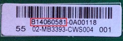 MAIN PARA TV SANYO NUMERO DE PARTE B14060581 / COMPATIBLES  B14070253 / B14070254 / 02-MB3393-CWS004 / T.MS3393T.78 / 3MS3393X-3 / MODELO DP55D44 / CHASSIS P55D44-09 / PANEL LVF550CSDX E4 V1 - Imagen 2