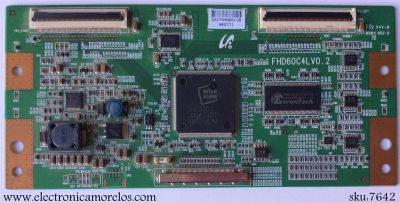 T-CON / TOSHIBA LJ94-02279H / 2279H / FHD60C4LV0.2 / MODELO 52RV530U	