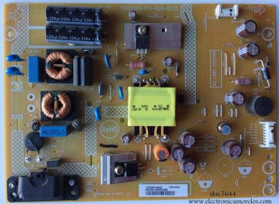 FUENTE DE PODER / VIZIO PLTVDU361XAD7 / 715G6143-P01-000-002S / DU361XAD7 / PANEL TPT390J1-HJ1L02 / MODELOS E390-B1 / E390-B1 LTY6PSBP / E390-B1 LTY6PSBPQ