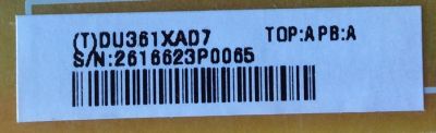 FUENTE DE PODER / VIZIO PLTVDU361XAD7 / 715G6143-P01-000-002S / DU361XAD7 / PANEL TPT390J1-HJ1L02 / MODELOS E390-B1 / E390-B1 LTY6PSBP / E390-B1 LTY6PSBPQ - Imagen 2