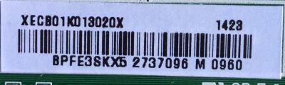 MAIN PARA TV SHARP / NUMERO DE PARTE XECB01K013 / 715G6840-M0D-000-004K / 756TXECB01K0130 / XECB01K0130 / PANEL TPT500J1HVN08 REV:S300B / DISPLAY T500HVN08.3 / MODELO LC-50LB261U - Imagen 2
