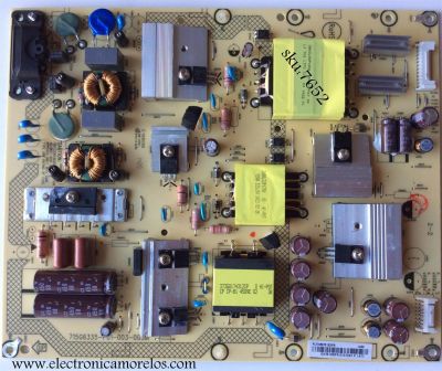 FUENTE DE PODER PARA TV SHARP / NUMERO DE PARTE PLTVDV751XXPR / 715G6335-P01-003-003M / V751XXPR / PANEL TPT500J1-HVN08 REV:S300B / DISPLAY T500HVN08.3 / MODELO LC-50LB261U