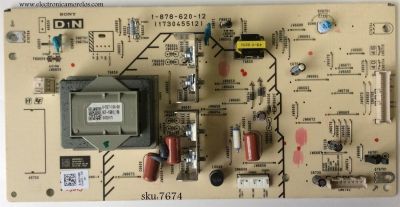 TARJETA D1N / SONY A-1663-186-E / A1663186E / 1-878-620-12 / 173045512 / MODELO KDL-46VL150 	