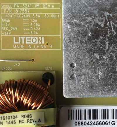 FUENTE DE PODER / VIZIO 056.04245.6061G / 056042456061G / 817557 / PA-3241-1W1 / SUSTITUTA 056.04219.G041 / 05604219G041 / MODELOS M55-C2 LWJASBAR / M55-C2 LWZASBAR / M55-C2 LWZASBBR / M55-C2 LWZASBBS / M55-C2 LWZQSBAR / M55-C2 LWZQSBBR / M55-C2 LWZQSBDR - Imagen 2