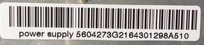 FUENTE DE PODER / WESTINGHOUSE 56.04273.G21 / 5604273G21 / FSP273-4F01(W071) / FSP273-4F01 / 3BS0113316GP / MODELO LVM-37W3SE	 - Imagen 3