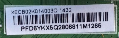 MAIN / VIZIO 756XECB02K014 / 715G6318-M01-001-004T / 715G6318-M01-001-004X / XECB02K014 / MODELO E280-B1 LTT3PRBQ	 - Imagen 2