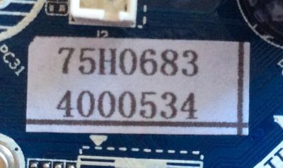 MAIN FUENTE (COMBO) POLAROID / 40GSR3000FC / 200-553-1012H / CV3553BH-Q42-13-170324 / 7.T3553BHQ4213.3B1 / 75H0683 / PANEL V400HJ6-PE1 REV. C3 - Imagen 2