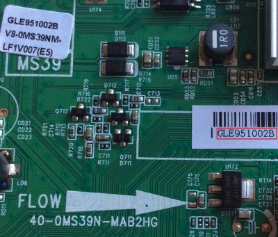 MAIN / TCL GLE951002B / V8-0MS39NM-LF1V007(E5) / 40-0MS39N-MAB2HG	 - Imagen 2