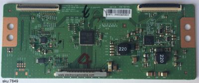 T-CON PARA TV LG / NUMERO DE PARTE 6871L-2979C / 6870C-0421A / SUSTITUTAS 6871L-2979A / 6871L-2979B / PANEL'S LC550EUE (SE)(R1) / LC550EUE (SE)(U1) / LA62M55T120V / MODELOS 55LA6200-UA / 55LN5400-UA / 55LN5750-UH / 55LM4600-UC / 55LM6400-UA / 55LS4500-UD