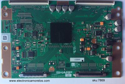 T-CON / PHILIPS  / SHARP RUNTK4323TPZZ / CPWBX / 4323TPZZ / MODELO 40PFL3705D/F7	