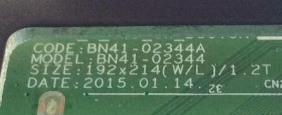 MAIN PARA TV SAMSUNG / NUMERO DE PARTE BN94-08775A / BN97-09265A / BN41-02344A / PARTES SUSTITUTAS BN94-09402E / BN94-10520F / BN97-10520F / BN94-09019T / BN94-09283Y / PANEL CY-GJ055HGLV1H / MODELOS UN55JU650 / UN55JU650DFXZA / UN55JU650DFXZA TH01 - Imagen 3