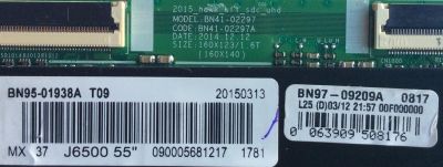 T-CON PARA TV SAMSUNG / NUMERO DE PARTE BN95-01938A / BN41-02297A / BN97-09209A / BN9501938A / PANEL'S CY-GJ055HGLV1H / CY-GJ055HGLVDH / MODELOS UN55JU / UN55JS / HG55ND690 / UA55JU6470 / UE55JU6400 / MAS MODELOS EN DESCRIPCIÓN - Imagen 2